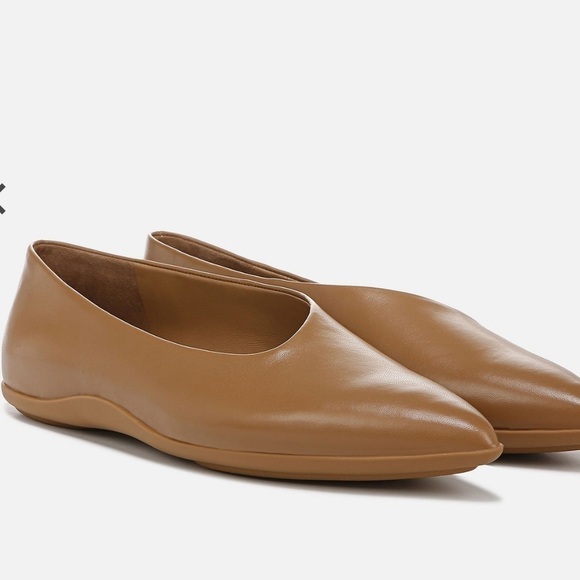 Vince Lex Leather Asymmetrical Flat - Picture 2 of 8